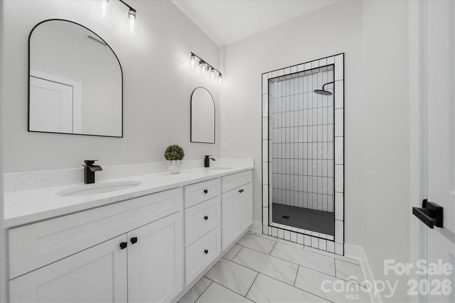 Furnished interior view inside a new home in , Maiden (Image 9).