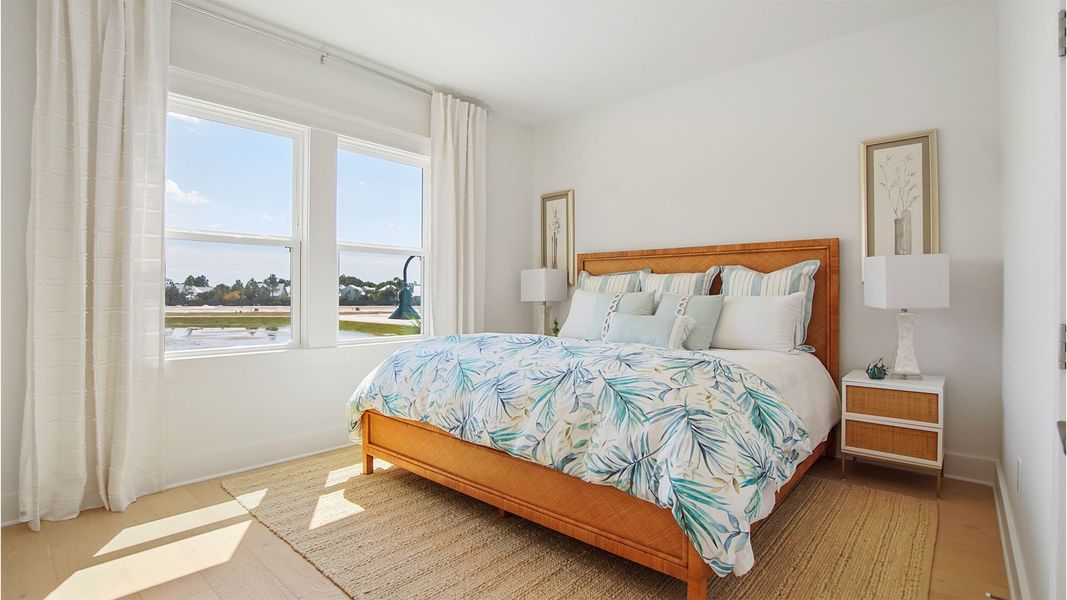 Representative furnished interior of a home built from the Brayden by D.R. Horton in Parkside, Santa Rosa Beach (Image 49).