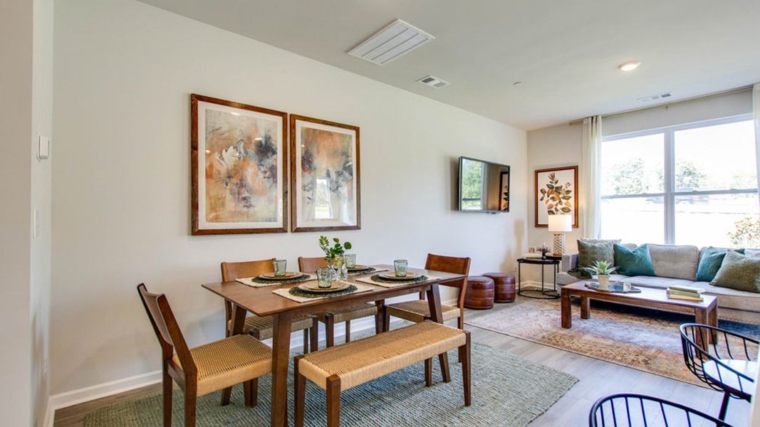 Furnished interior view inside a new home in Woodbridge Glen Townhomes, Lebanon (Image 5).