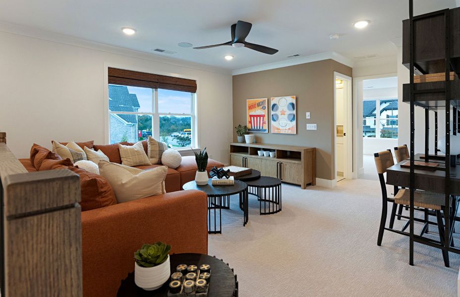 Representative furnished interior of a home built from the Valleybrook by Pulte Homes in Millstone, Hendersonville (Image 17).