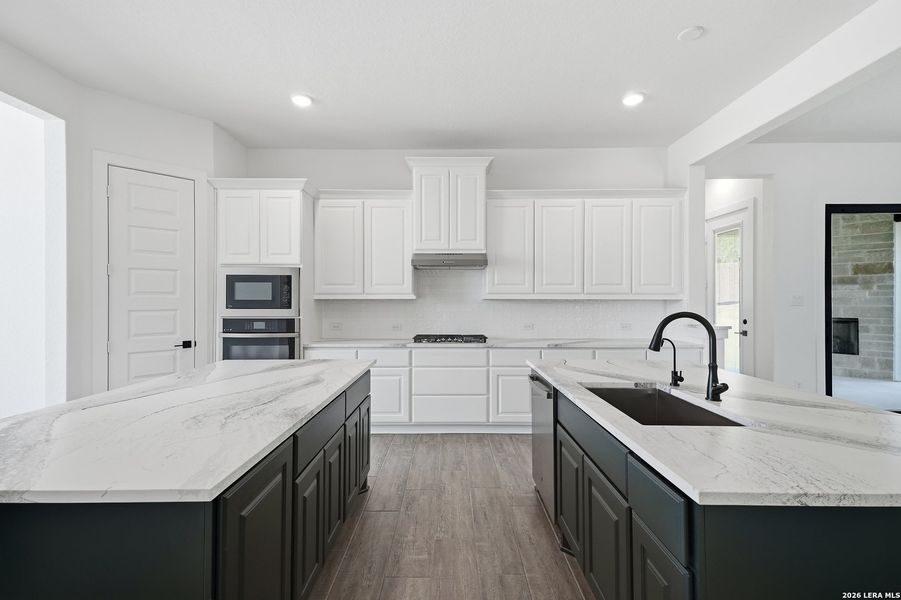 Furnished interior view inside a new home in The Reserve at Potranco Oaks, Castroville (Image 11).