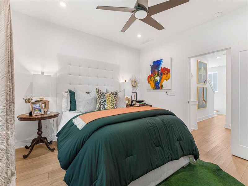 Furnished interior view inside a new home in , Atlanta (Image 29).