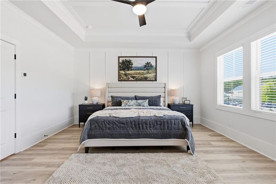 Furnished interior view inside a new home in , Braselton (Image 40).
