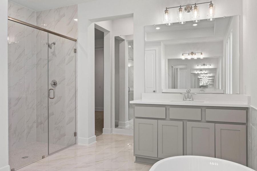 Furnished interior view inside a new home in Parmer Ranch, Georgetown (Image 14).