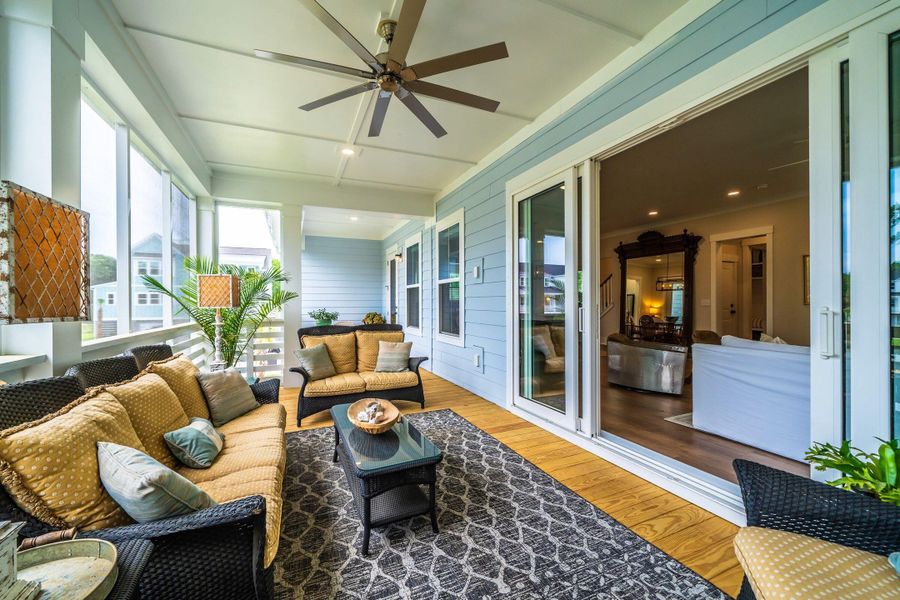 Exterior details and patio area of a home in , Mount Pleasant (Image 38).