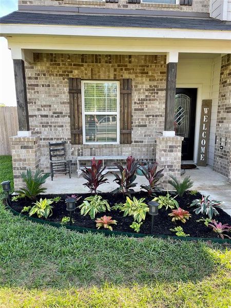 Cozy front porch