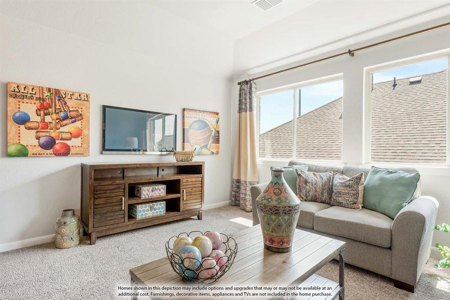 Furnished interior view inside a new home in Georgetown at Kings Fort 50s, Kaufman (Image 8).