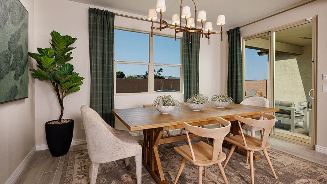 Representative furnished interior of a home built from the Paris by Taylor Morrison in Alamar, Avondale (Image 9).