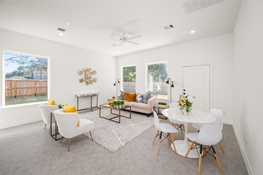 Furnished interior view inside a new home in , Missouri City (Image 11).