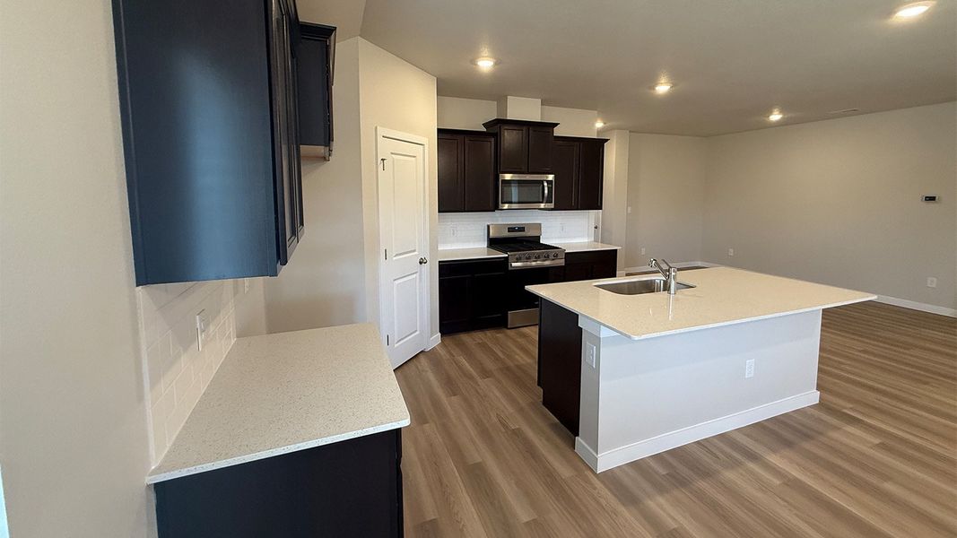 Furnished interior view inside a new home in Rancho Vista, Corpus Christi (Image 4). Furnished interior view inside a new home in Rancho Vista, Corpus Christi (Image 4).