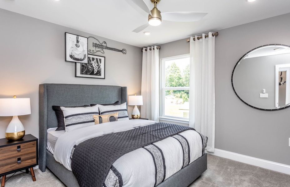 Furnished interior view inside a new home in Browning Stables, Wendell (Image 18).