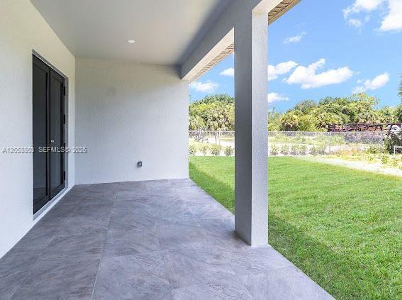 Exterior details and patio area of a home in , Naples (Image 20). Exterior details and patio area of a home in , Naples (Image 20).