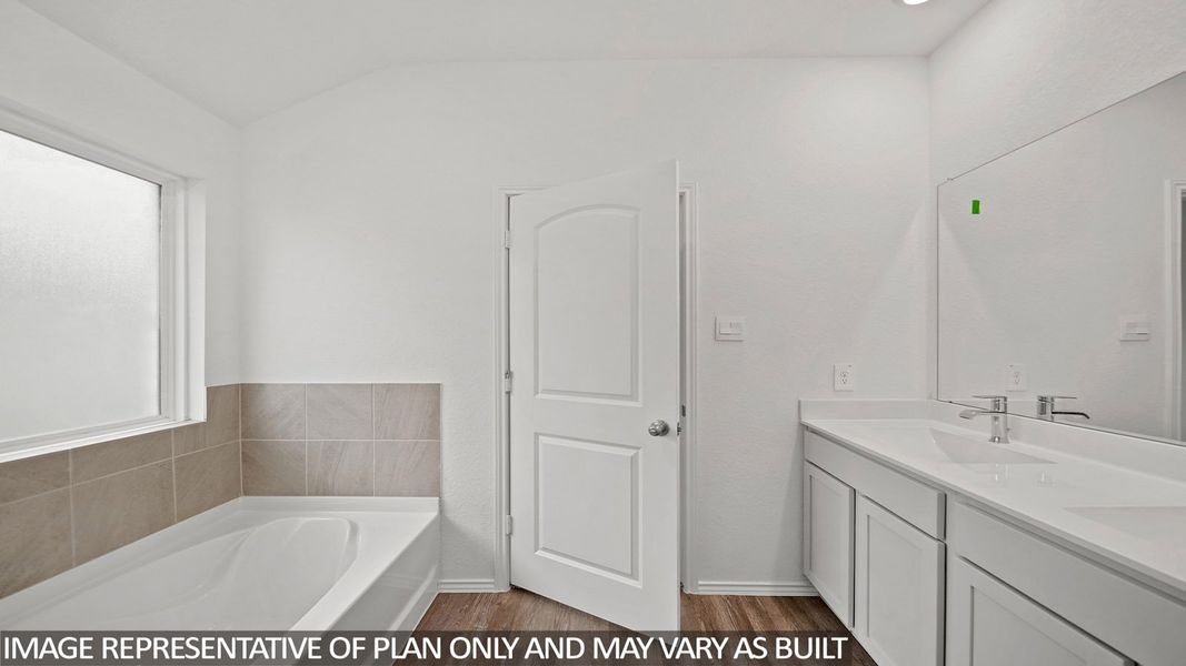 Furnished interior view inside a new home in Porters Mill, New Caney (Image 8).