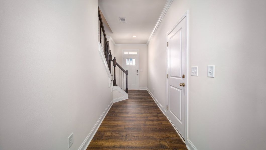 Spacious, unfurnished interior of a new home in Townes at Tap Root Farms, Fletcher (Image 10). Spacious, unfurnished interior of a new home in Townes at Tap Root Farms, Fletcher (Image 10).