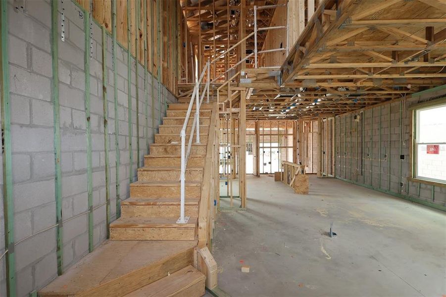 In-progress construction of a new home in Lake Star at Ovation, Winter Garden, FL (Image 10).