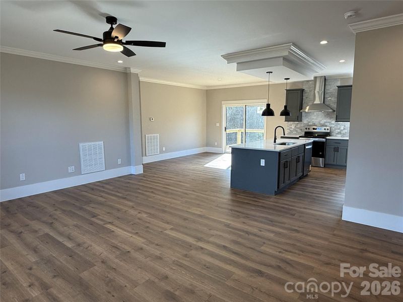 Spacious, unfurnished interior of a new home in , Morganton (Image 27).
