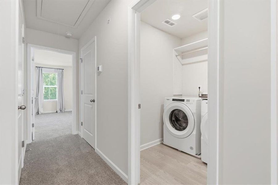 Spacious, unfurnished interior of a new home in Brooks at Riverview Landing, Smyrna (Image 19).
