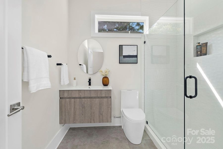 Furnished interior view inside a new home in , Charlotte (Image 30).