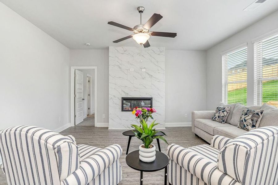 Furnished interior view inside a new home in , Bonaire (Image 12).