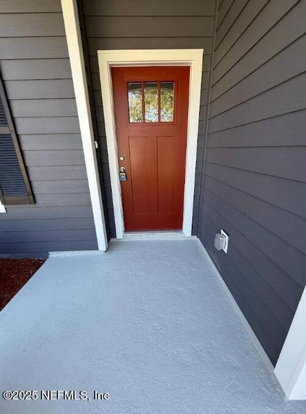 Exterior details and patio area of a home in , Jacksonville (Image 2). Exterior details and patio area of a home in , Jacksonville (Image 2).