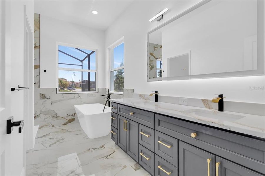 Furnished interior view inside a new home in , Haines City (Image 13).