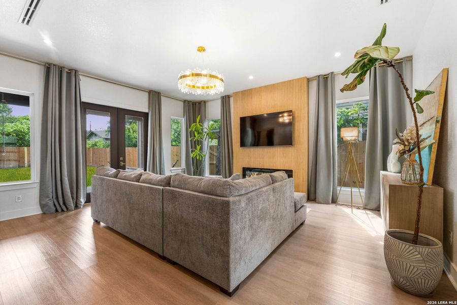 Furnished interior view inside a new home in , San Antonio (Image 7).
