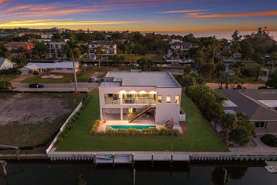 Exterior details and patio area of a home in , Longboat Key (Image 30).