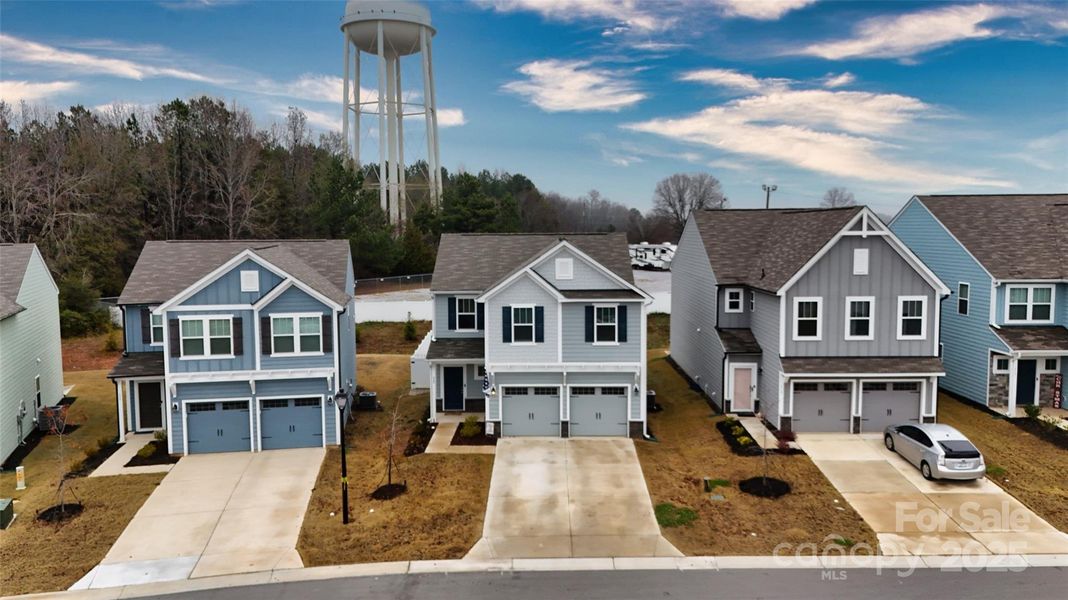 Front exterior of a new home in , York, SC, highlighting curb appeal (Image 26). Front exterior of a new home in , York, SC, highlighting curb appeal (Image 26).