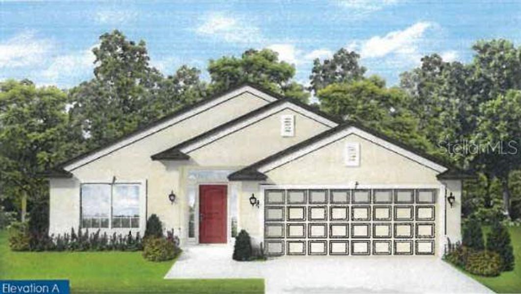 Front exterior of a new home in Poinciana - Polk County, Poinciana, FL, highlighting curb appeal (Image 1). Front exterior of a new home in Poinciana - Polk County, Poinciana, FL, highlighting curb appeal (Image 1).
