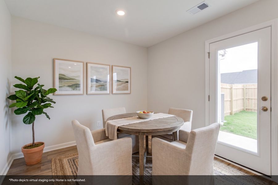 Furnished interior view inside a new home in Astoria, Columbia (Image 9). Furnished interior view inside a new home in Astoria, Columbia (Image 9).
