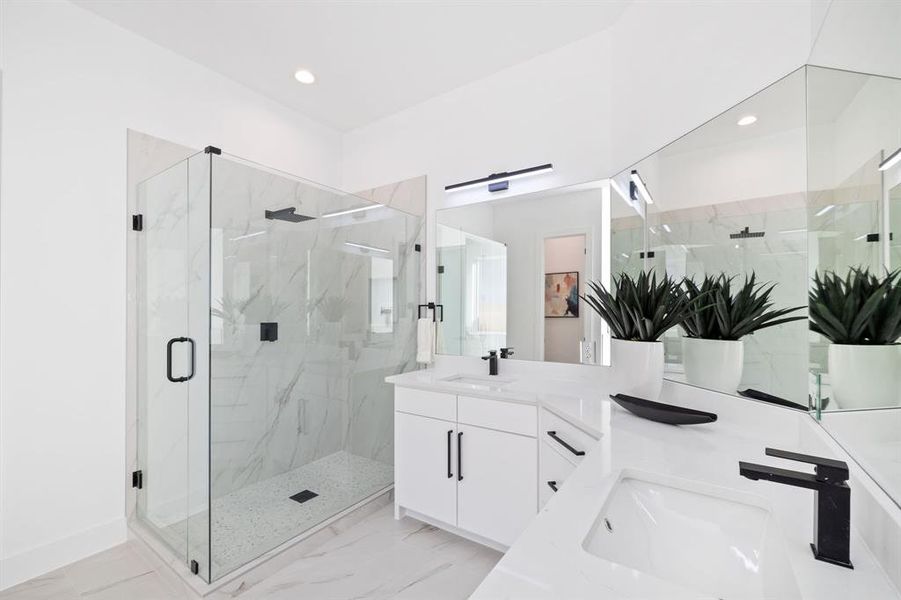 Furnished interior view inside a new home in , Dallas (Image 6).