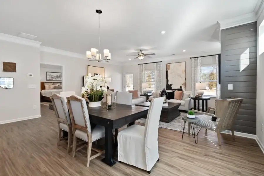 Furnished interior view inside a new home in The Stiles, Cartersville (Image 31).