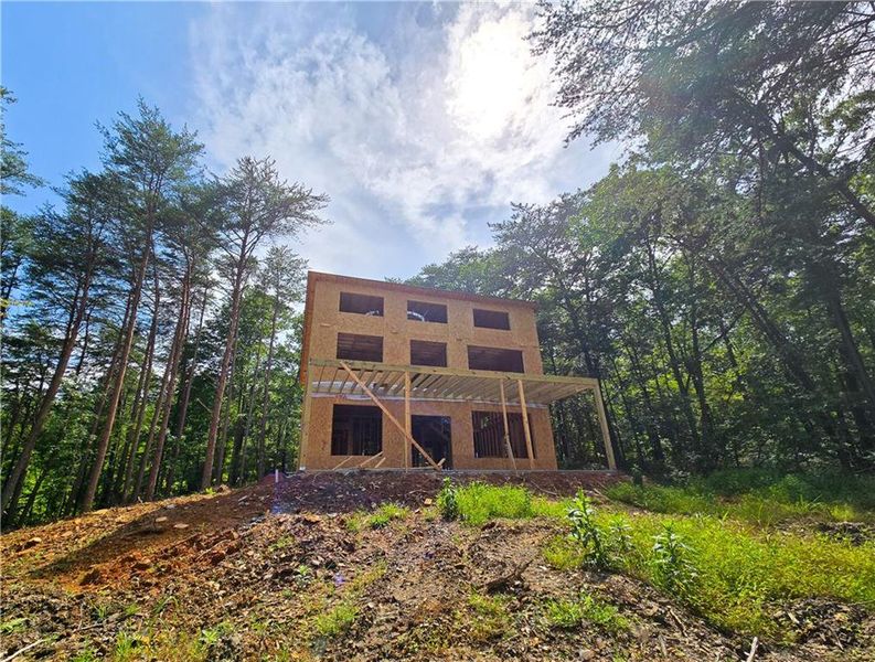 In-progress construction of a new home in , Ranger, GA (Image 5).