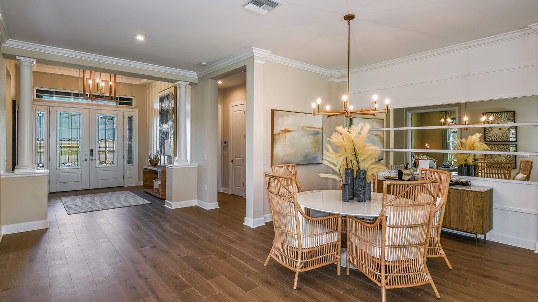 Furnished interior view inside a new home in Esplanade by the Islands, Naples (Image 14). Furnished interior view inside a new home in Esplanade by the Islands, Naples (Image 14).