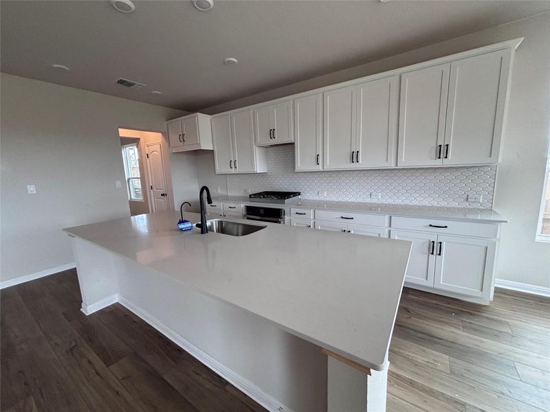 Furnished interior view inside a new home in The Colony, Bastrop (Image 5).