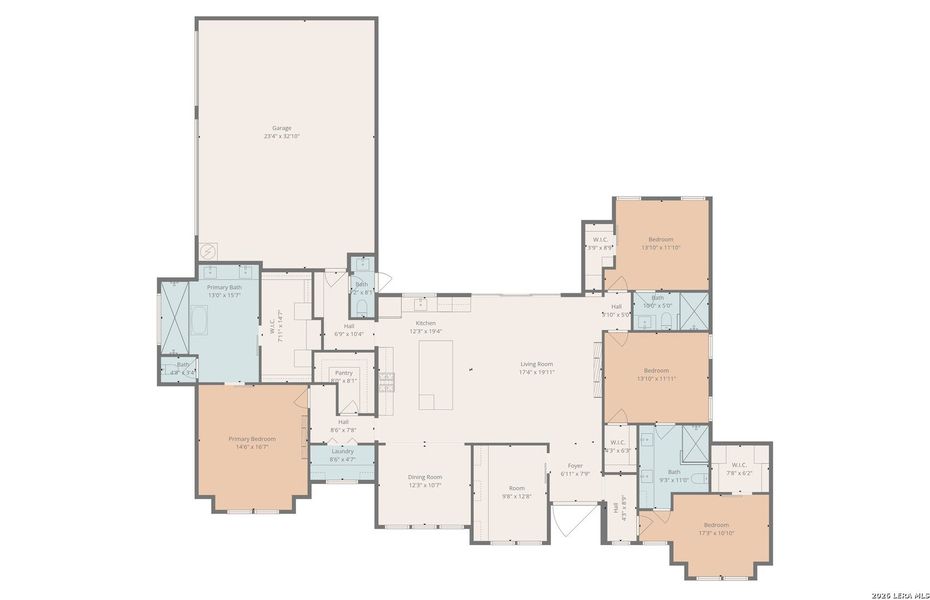 2D floor plan layout of this home in , Floresville, TX (Image 4). 2D floor plan layout of this home in , Floresville, TX (Image 4).