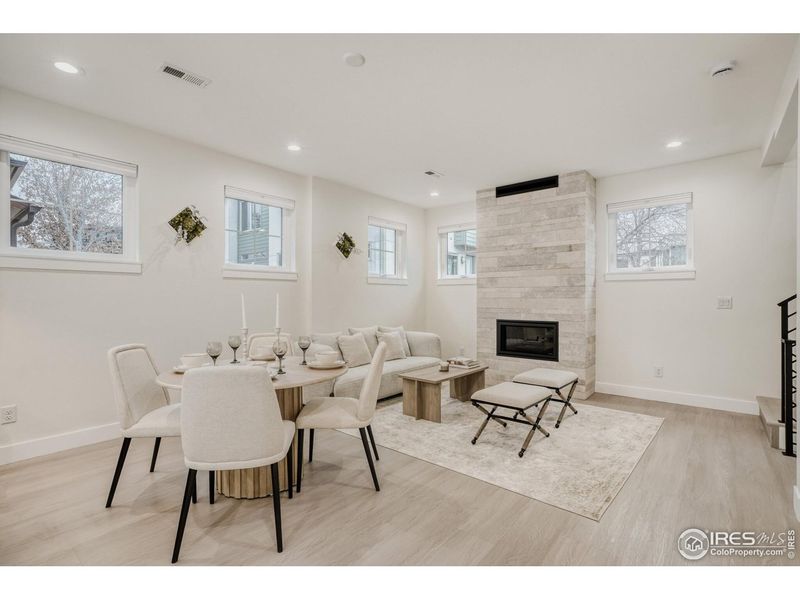 Furnished interior view inside a new home in , Denver (Image 4).
