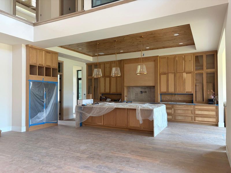 In-progress construction of a new home in , Montgomery, TX (Image 26).