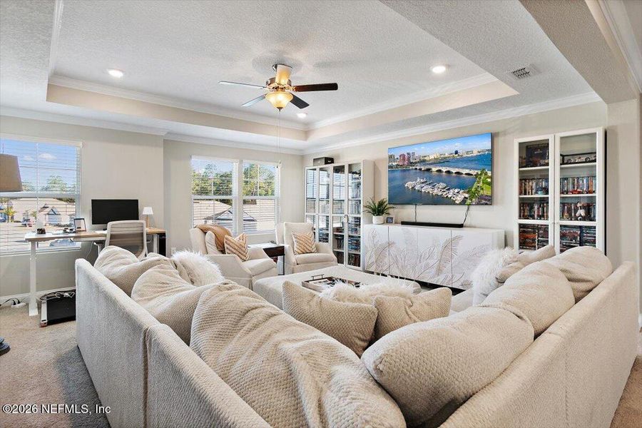 Furnished interior view inside a new home in Dorado at Entrada, St. Augustine (Image 19).