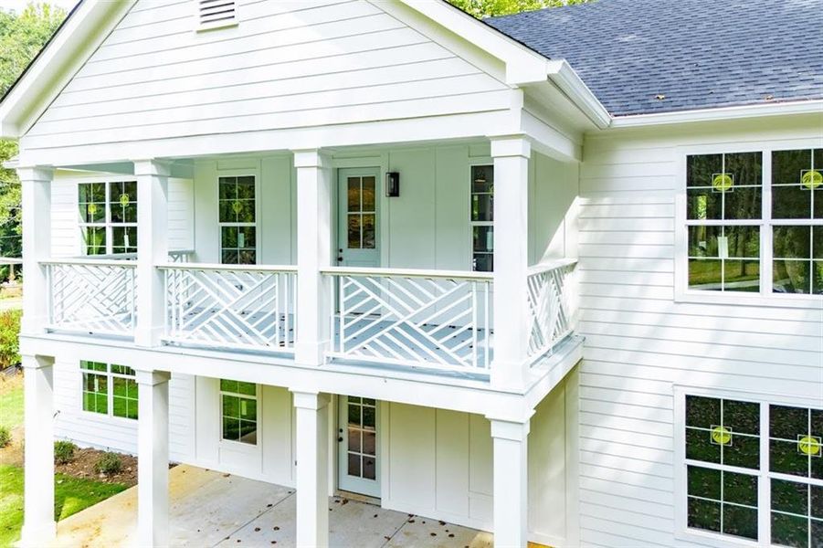 Exterior details and patio area of a home in , Bowdon (Image 28). Exterior details and patio area of a home in , Bowdon (Image 28).