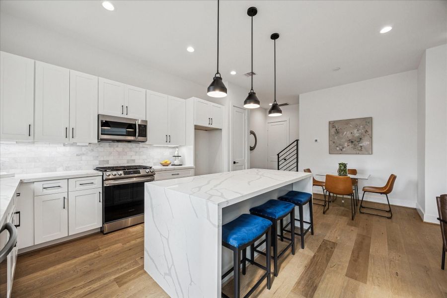 Furnished interior view inside a new home in , Houston (Image 35).
