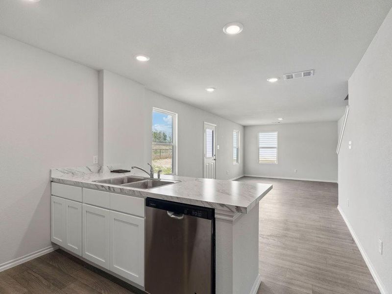 Furnished interior view inside a new home in Stoney Ridge, Hudson (Image 4).