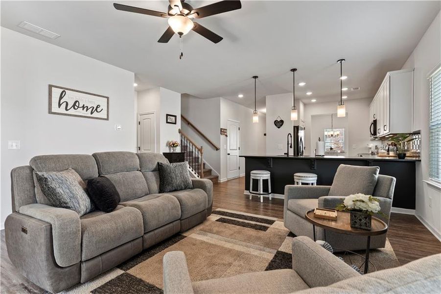Furnished interior view inside a new home in , Temple (Image 13). Furnished interior view inside a new home in , Temple (Image 13).