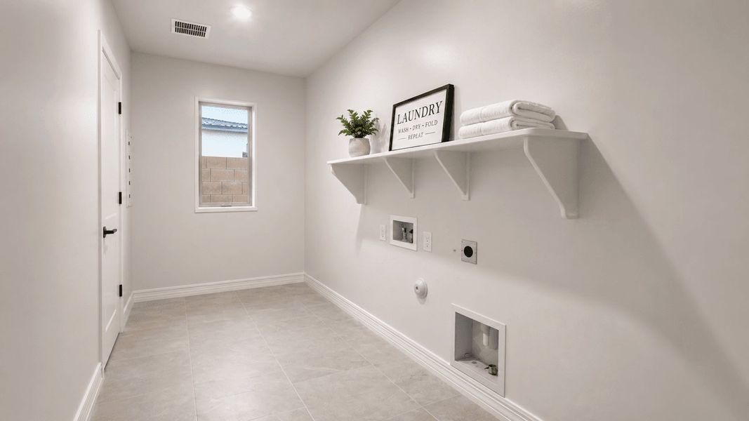 Spacious, unfurnished interior of a new home in Harmony at Montecito in Estrella, Goodyear (Image 13).
