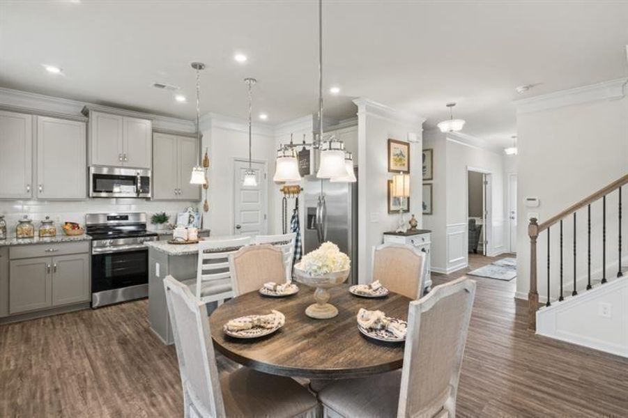 Furnished interior view inside a new home in Glen at Cave Springs, Douglasville (Image 8).