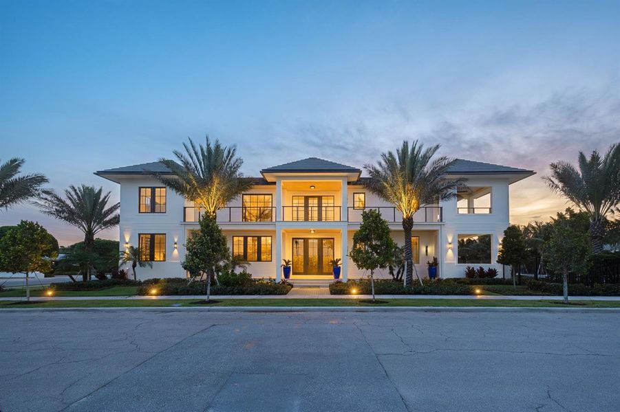 TWILIGHT FRONT FACADE TWILIGHT FRONT FACADE
