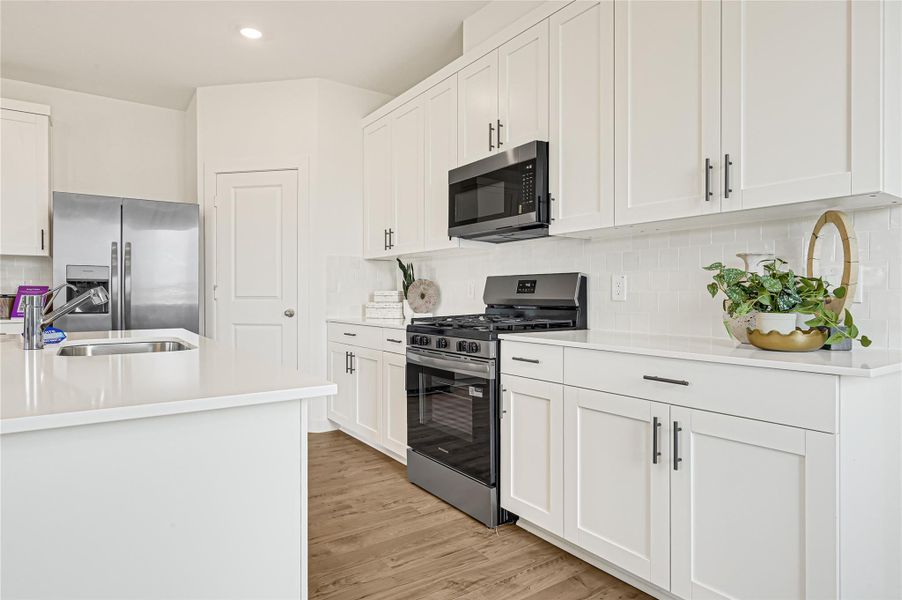 Furnished interior view inside a new home in , Katy (Image 15).