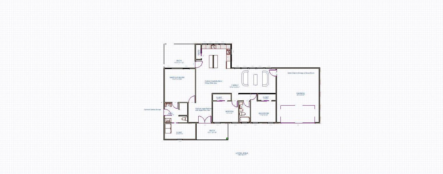 2D floor plan layout of this home in , Paige, TX (Image 3).