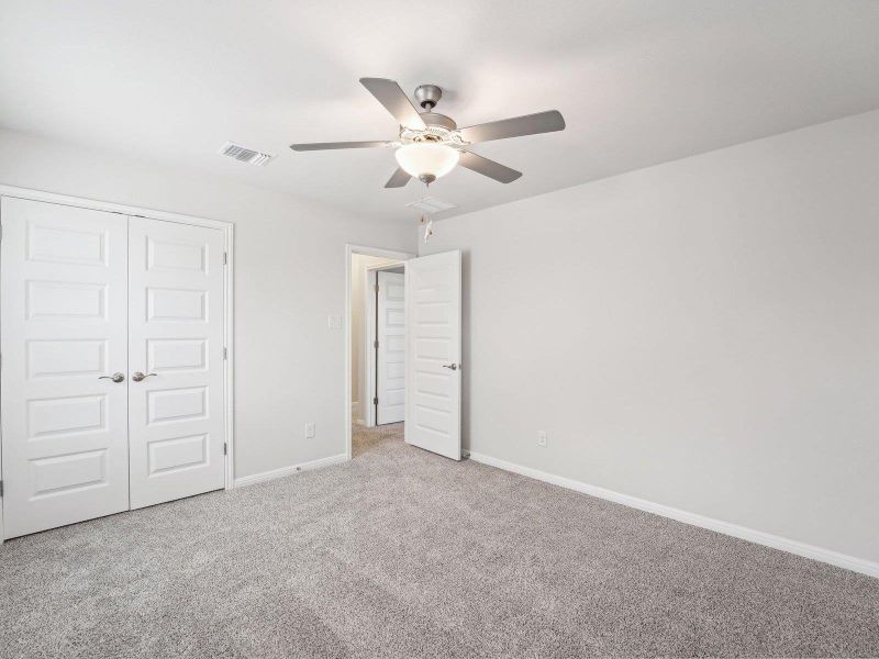Spacious, unfurnished interior of a new home in Riverbend at Double Eagle - Boulevard Collection, Cedar Creek (Image 34). Spacious, unfurnished interior of a new home in Riverbend at Double Eagle - Boulevard Collection, Cedar Creek (Image 34).