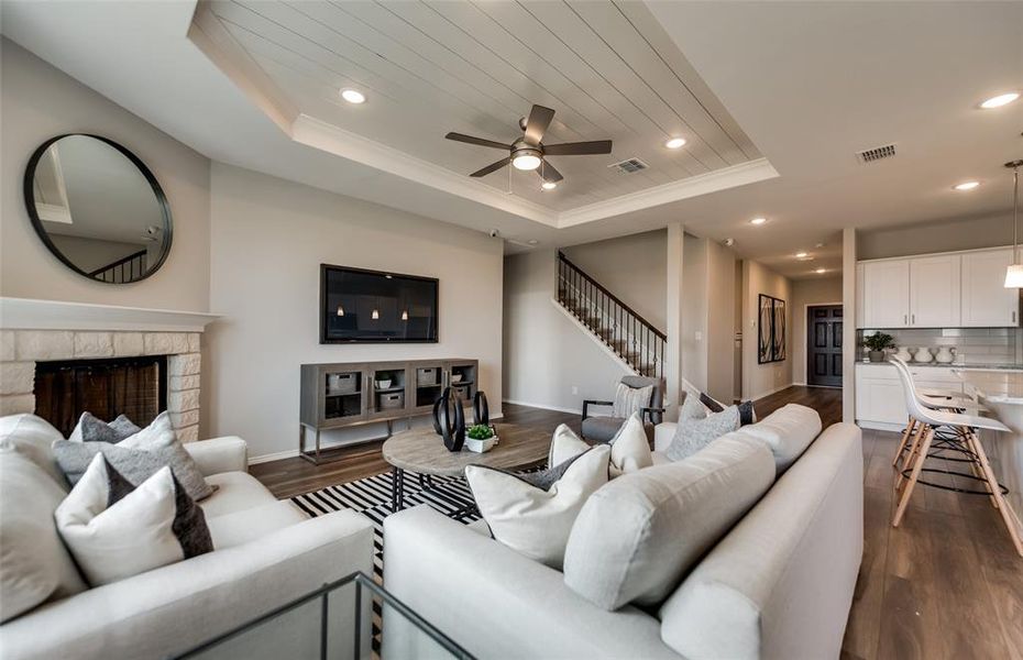 *Model Representation - Open concept throughout main living areas